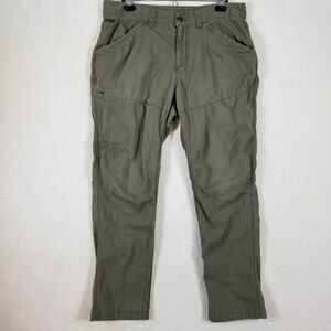 Outdoor Research Mens 34x30 Wadi Rum Pants Olive Green Cotton Blend Hiking 40s